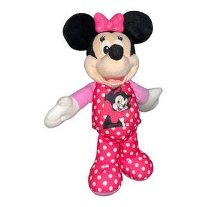 Minnie Mouse 12" Bedtime Light‎ Up 2011 Fisher Price Plush Figaro Talks Working